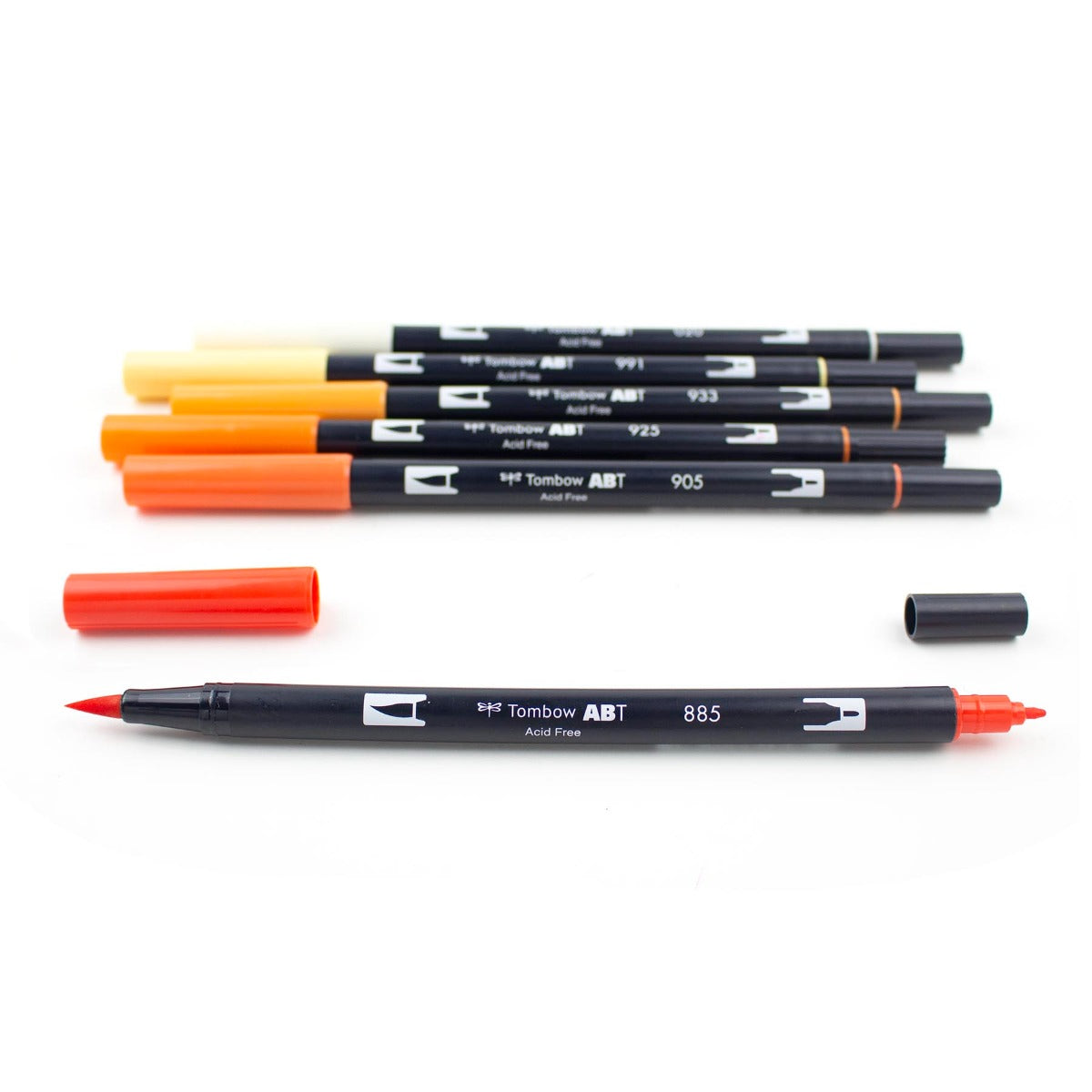 Dual Brush Pen Art Markers, Orange Blendables, 6-Pack KEEPLIVINGFASTER