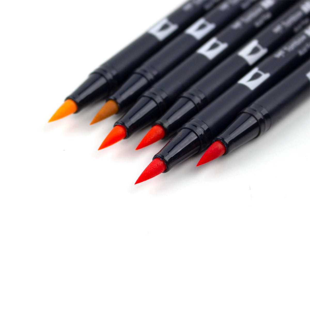 Dual Brush Pen Art Markers, Orange Blendables, 6-Pack KEEPLIVINGFASTER
