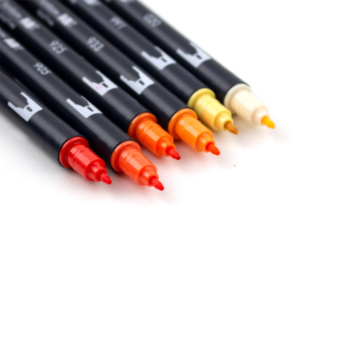 Dual Brush Pen Art Markers, Orange Blendables, 6-Pack KEEPLIVINGFASTER