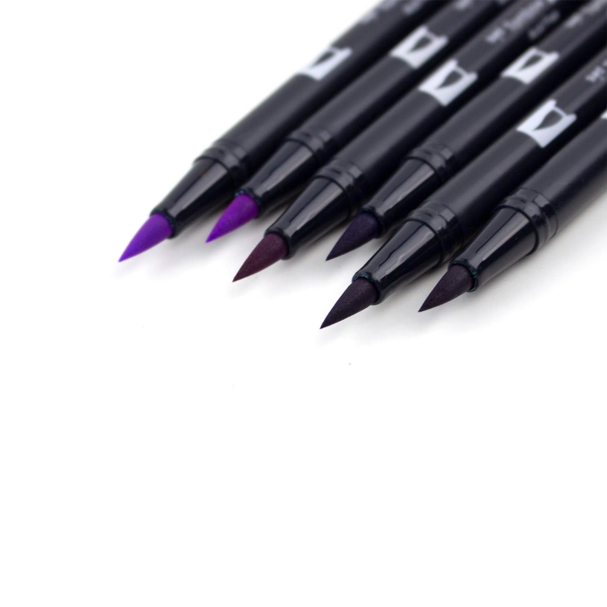 Dual Brush Pen Art Markers, Purple Blendables, 6-Pack KEEPLIVINGFASTER