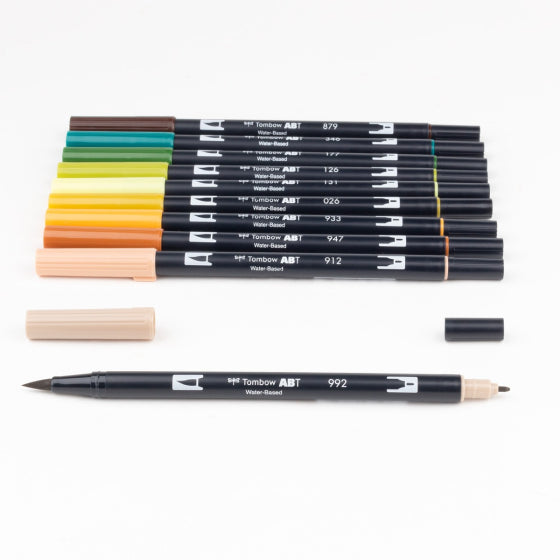 Tombow Dual Brush Pen Art Markers 10-Pack, Seventies KEEPLIVINGFASTER
