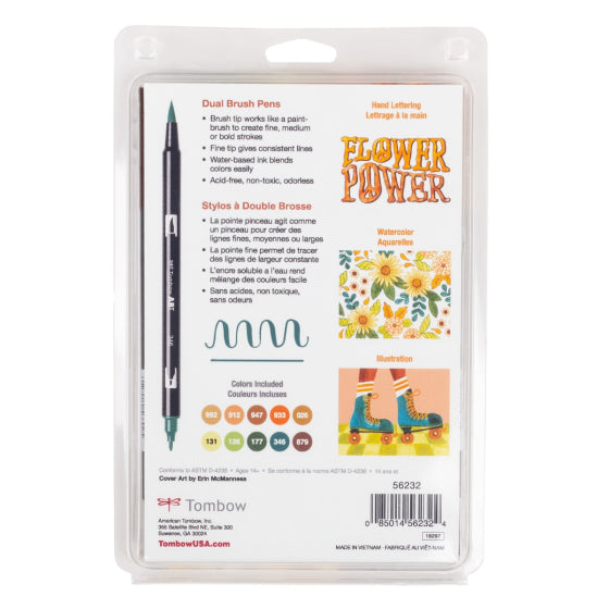 Tombow Dual Brush Pen Art Markers, Just Peachy, 6-Pack KEEPLIVINGFASTER
