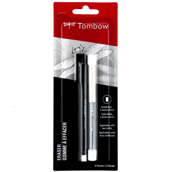 Tombow MONO Zero Rectangular Eraser + Refill Value Pack KEEPLIVINGFASTER