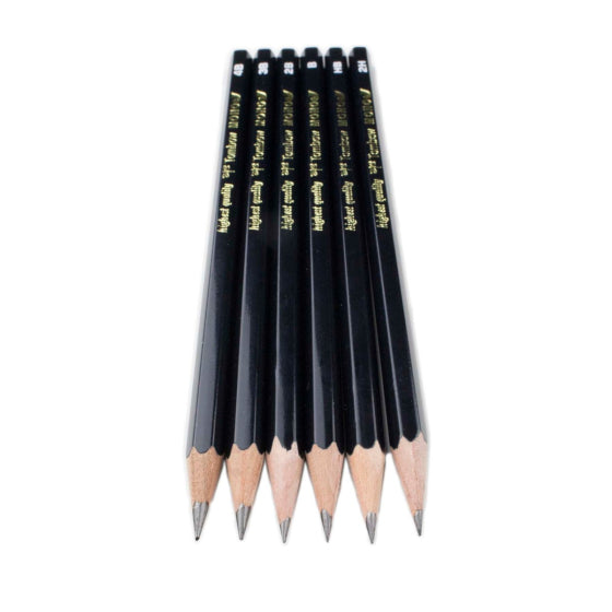 Tombow Juego de lápices de dibujo MONO J, paquete de 6 KEEPLIVINGFASTER