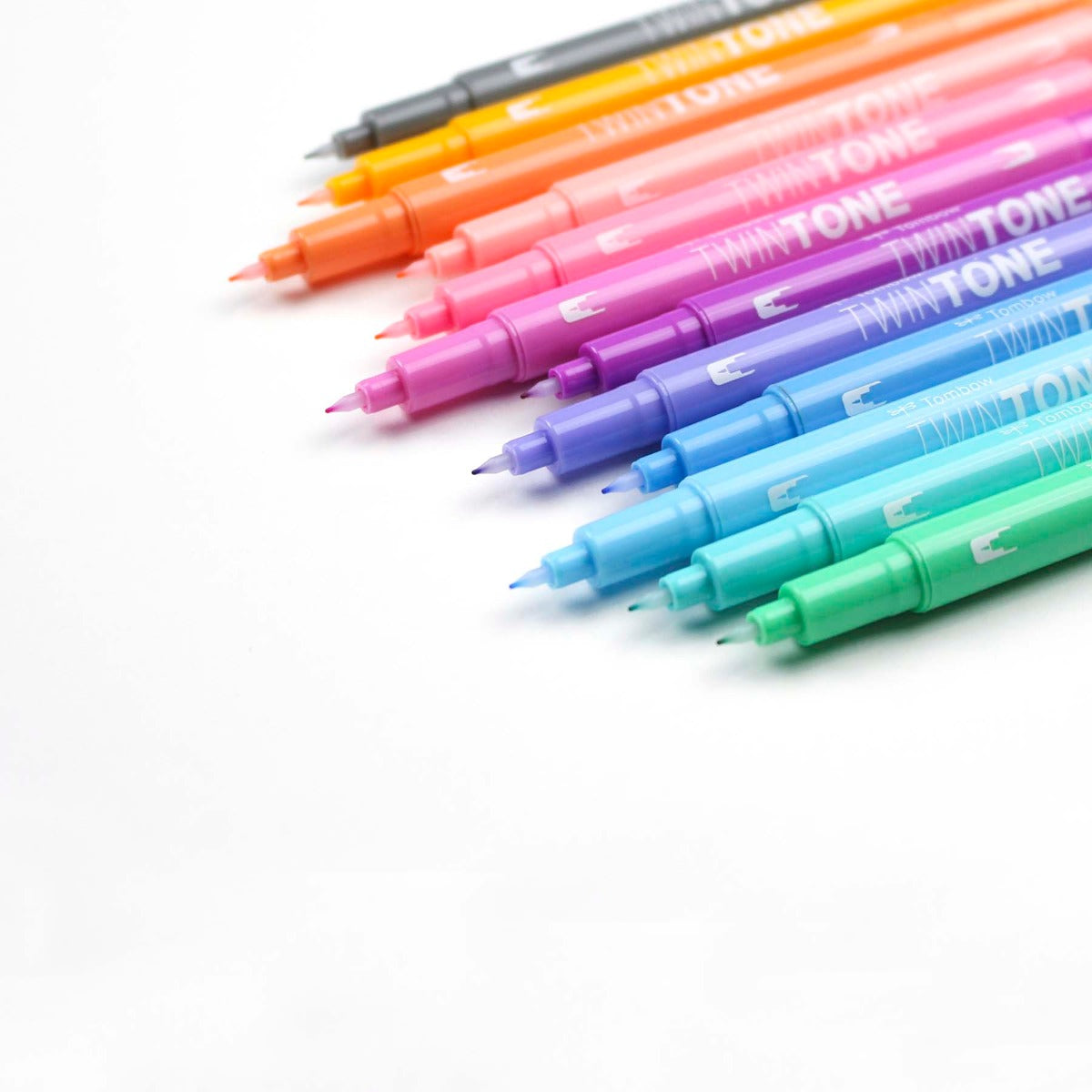 TwinTone Marker Set, 12-Pack Pastel KEEPLIVINGFASTER