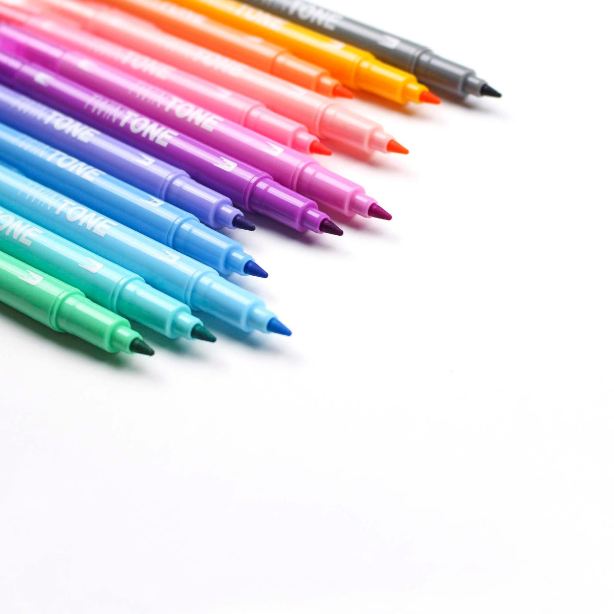 TwinTone Marker Set, 12-Pack Pastel KEEPLIVINGFASTER
