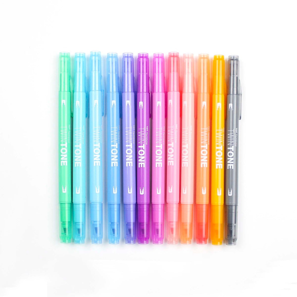 TwinTone Marker Set, 12-Pack Pastel KEEPLIVINGFASTER