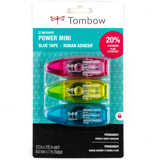 Paquete de 3 cintas adhesivas Power Mini KEEPLIVINGFASTER