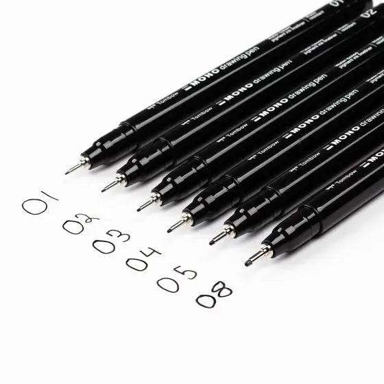 Tombow Mono Drawing Pen, 6-Pack Black KEEPLIVINGFASTER