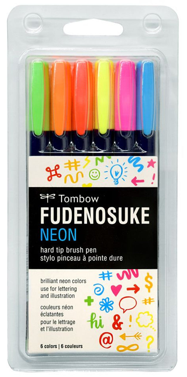 Tombow Fudenosuke NEON KEEPLIVINGFASTER