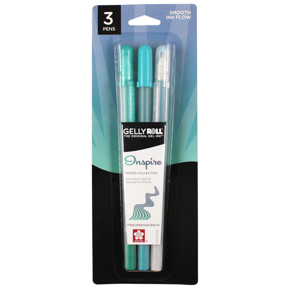 Gelly Roll Moods Collection: set de 3 lapiceros de gel - INSPIRE