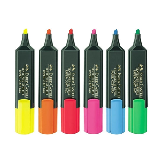 Resaltador Faber-Castell 48 - 6 colores