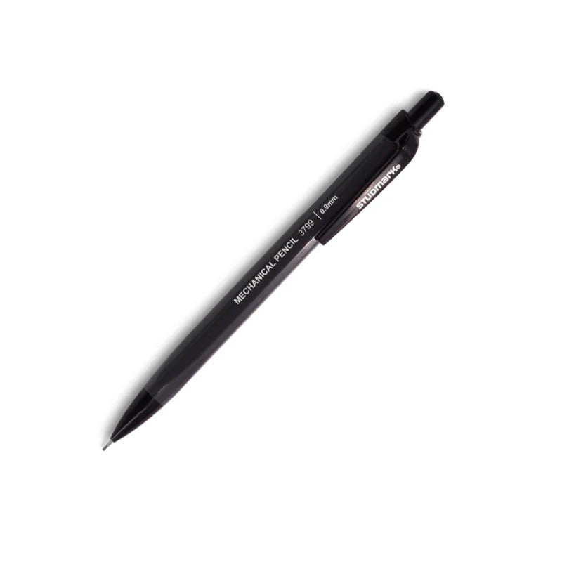 Studmark - Lápiz Mecánico / Portaminas Triangular de 0.9MM 2B - Negro