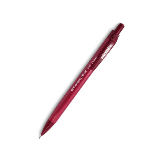 Studmark - Lápiz Mecánico / Portaminas Triangular de 0.9MM 2B - Rojo