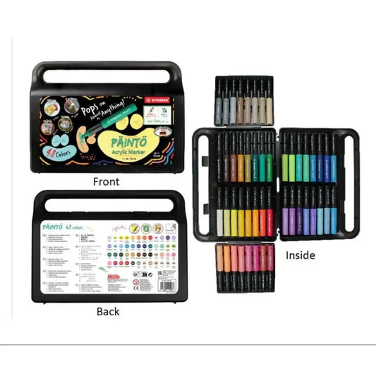STABILO PAINTO - Set de Marcadores Acrílicos 48 colores