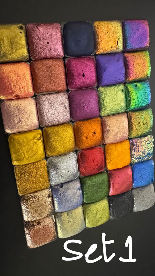 Acuarelas Artesanales: Mixed Sample set volumen 1 - Chroma Watercolors