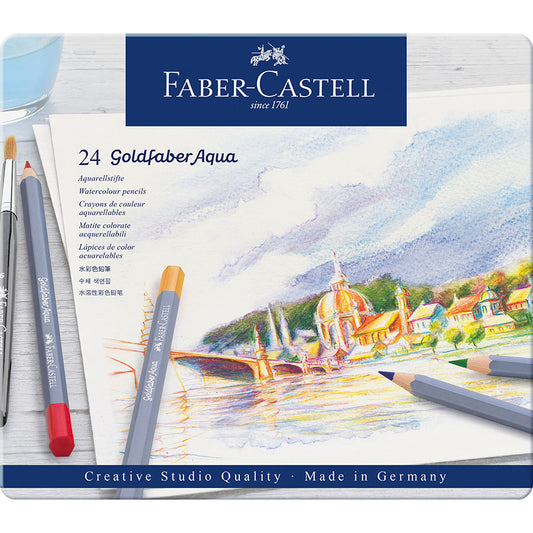 Lápiz acuarelable Goldfaber Aqua x24 KEEPLIVINGFASTER