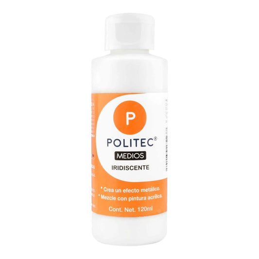 Politec - Medio Iridiscente para Acrílicos 120 ml.