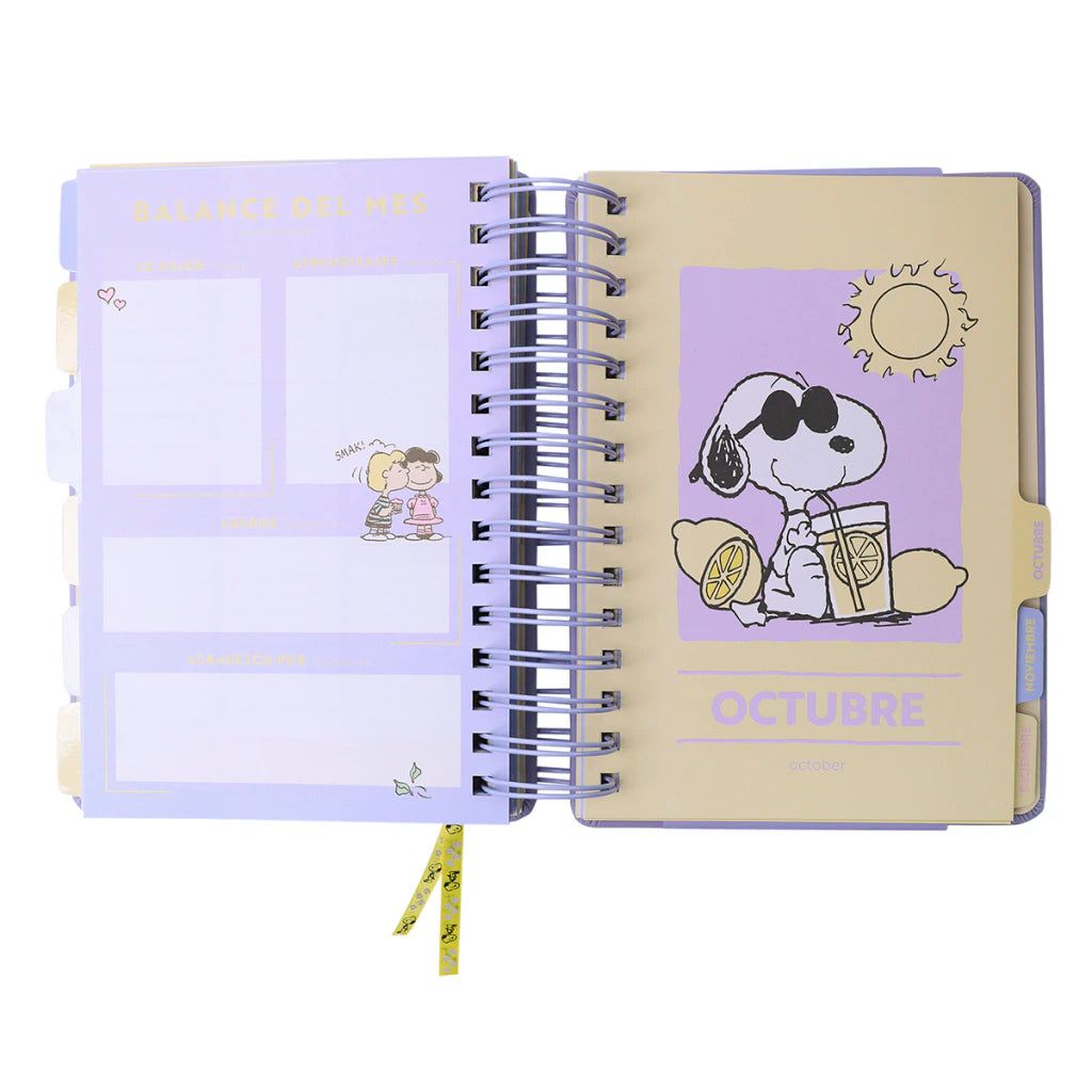 Agenda Mooving 2027 Snoopy (3x6)
