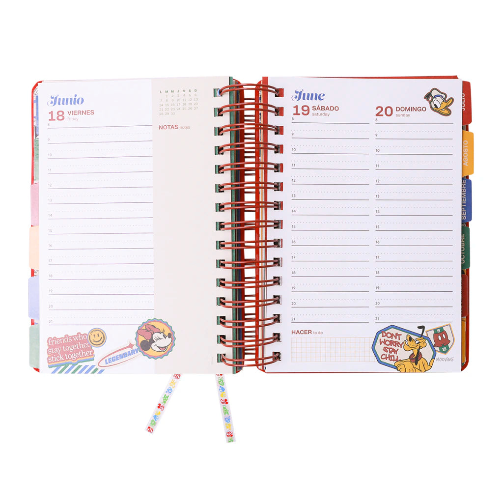 Agenda Mooving 2027 Mickey & Friends (3x6)