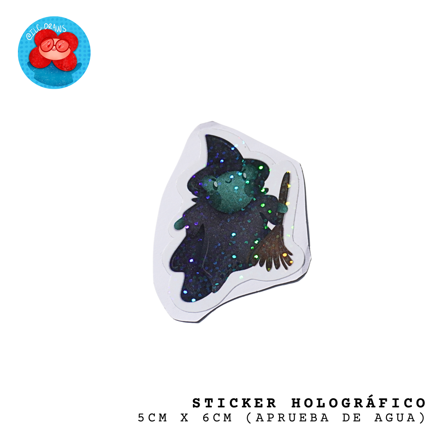 Sticker Waterproof Holográfico  - ILC.DRAWS