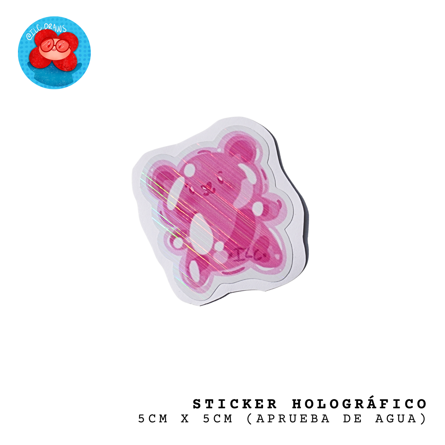 Sticker Waterproof Holográfico  - ILC.DRAWS