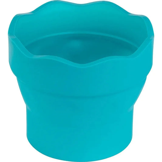 Vaso Click&Go Faber Castell - Turquesa