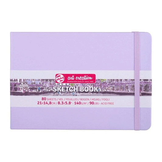 Talens Art Creation - Cuaderno de bocetos - color lila, 14,8 x 21 cm, 140 gramos sketchbook