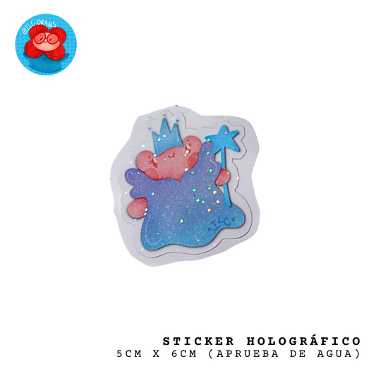 Sticker Waterproof Holográfico  - ILC.DRAWS