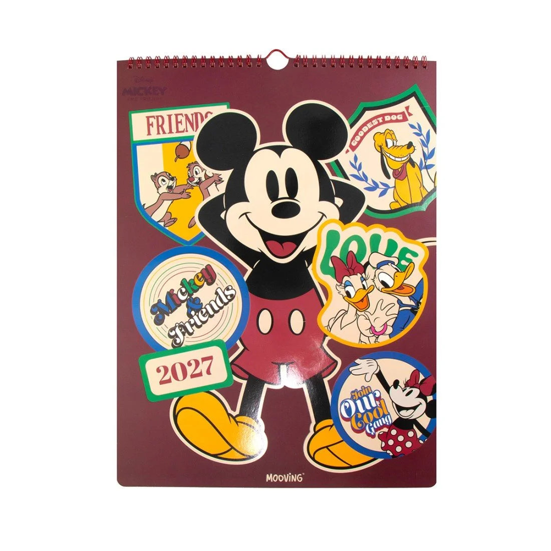 Calendario Mooving 2027 Mickey & Friends (6x8)