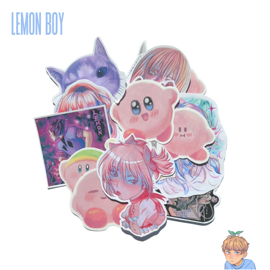 Sticker Pack - Lemon Boy (12 stickers)