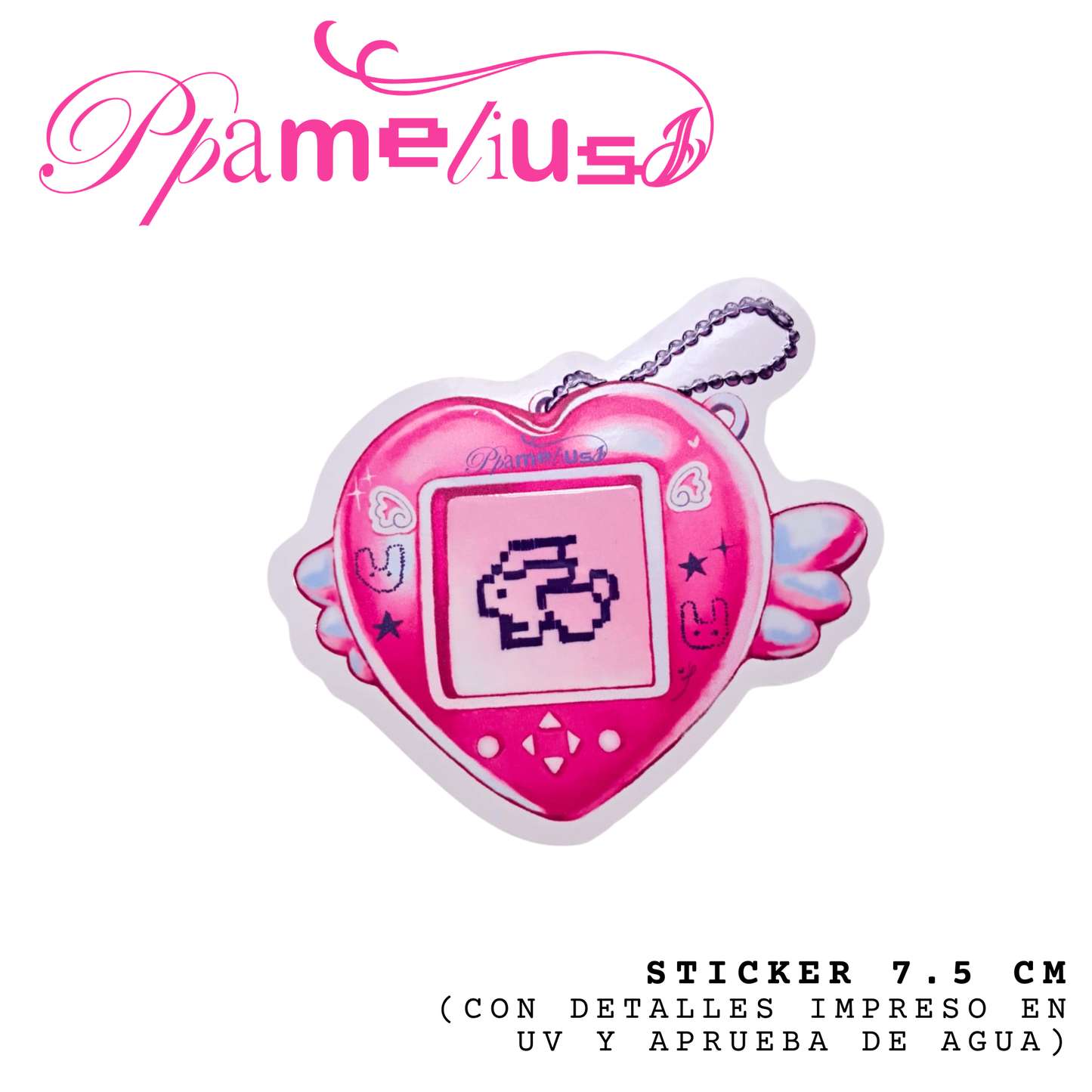 Ppameliuss - 1 Sticker UV "Tamagochi cute"