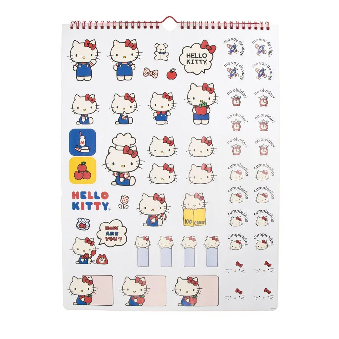Calendario Mooving 2027 Hello Kitty (6x8)