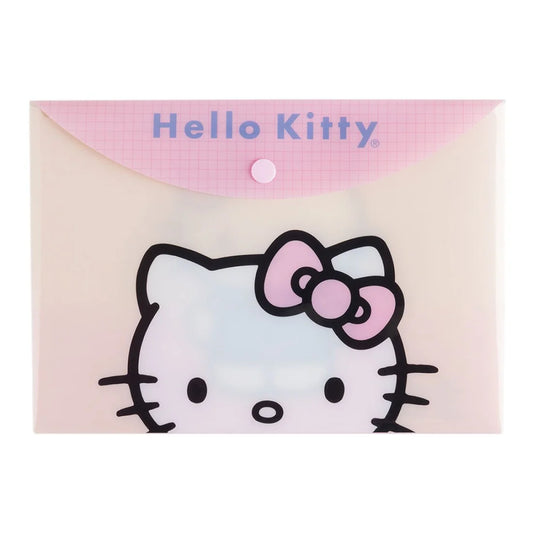HELLO KITTY - SOBRE PLASTICO BROCHE A5