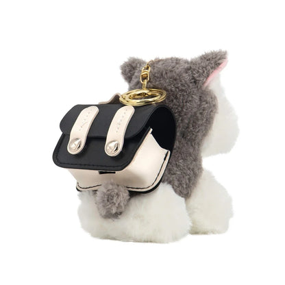 Llavero Skylar – Peluche Perro Gris