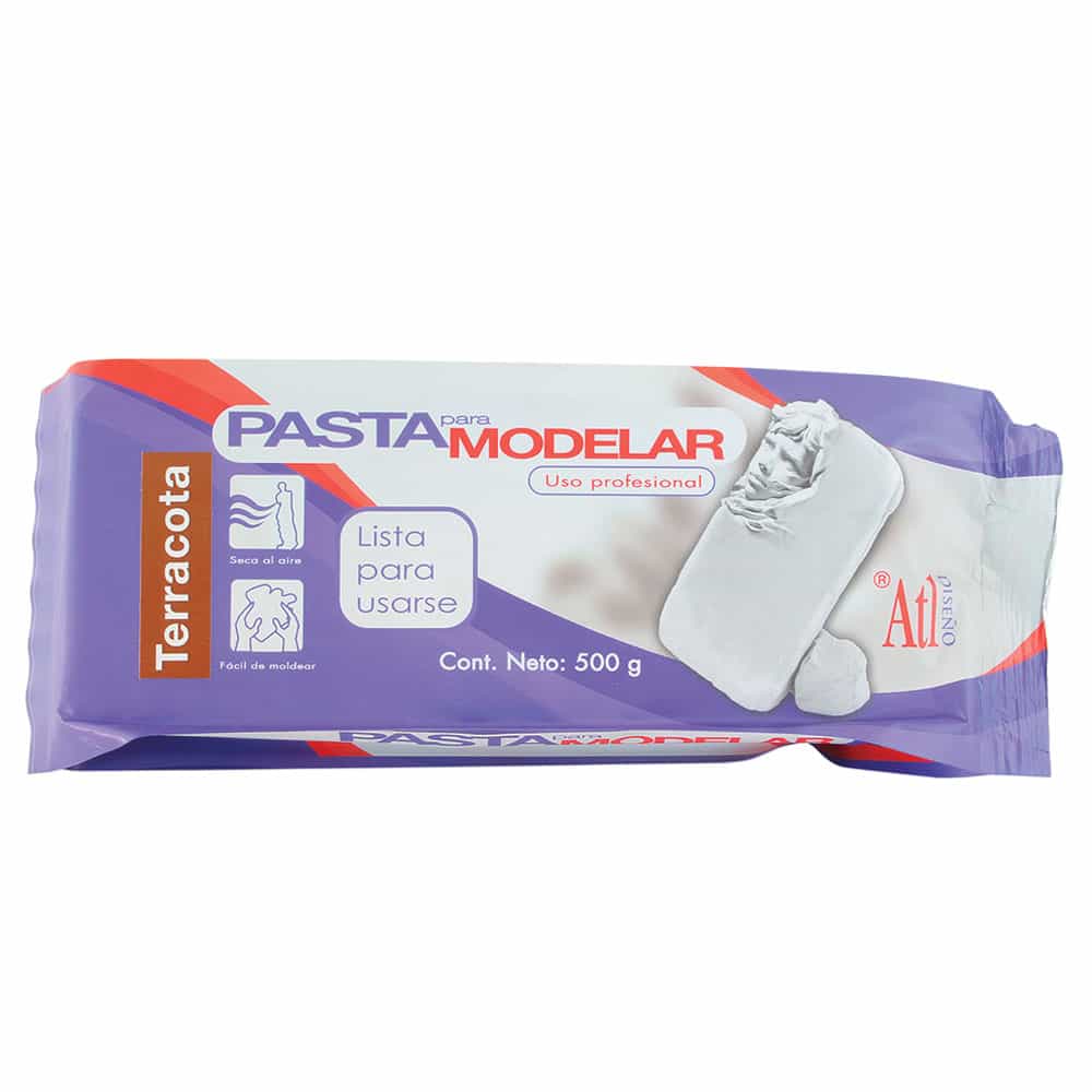 ATL - Pasta para Modelar Secado al aire 500 gr Blanco