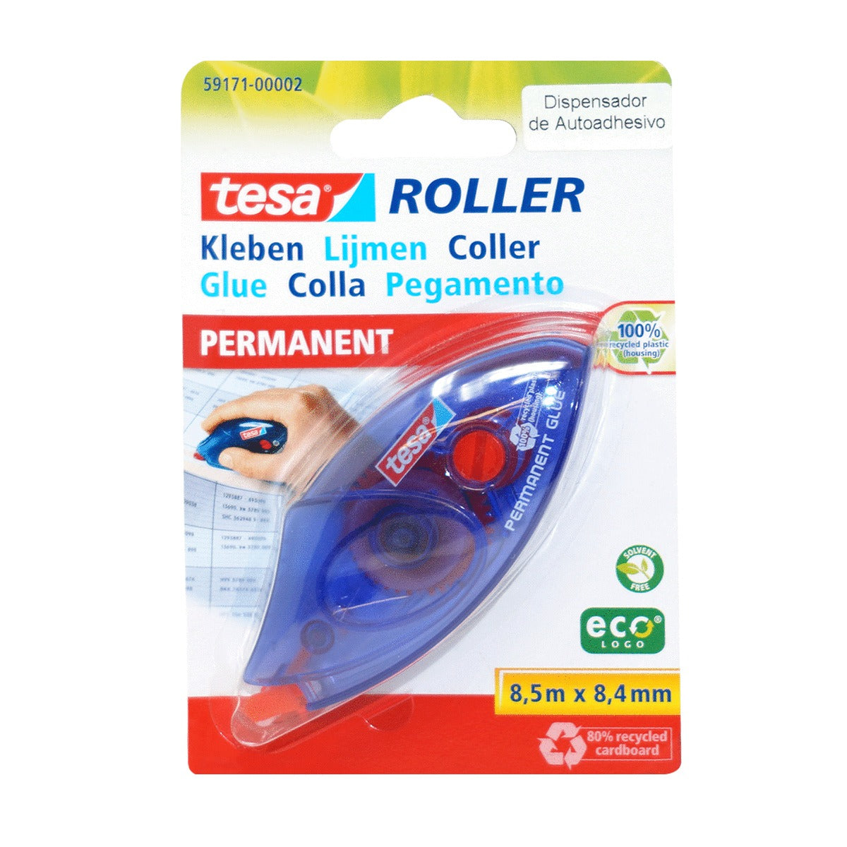 Tesa Adhesive Roller - cinta adhesiva 8.5 m