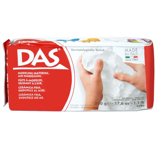 DAS - Arcilla que se endurece con el aire 0.50 kg - color blanco