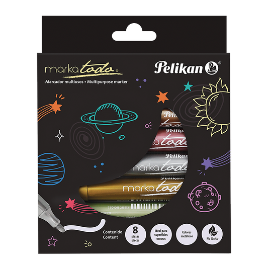 Pelikan - Markatodo® Metálico estuche con 8 colores metálicos