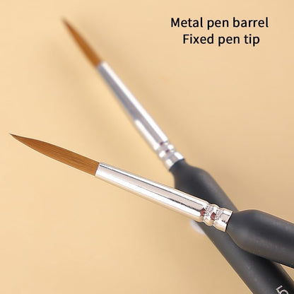 Ziyouzhe - pinceles de pintura con punta fina, pinceles de pintura en miniatura profesionales, mini kit de pinceles para pintura de acuarela, KEEPLIVINGFASTER