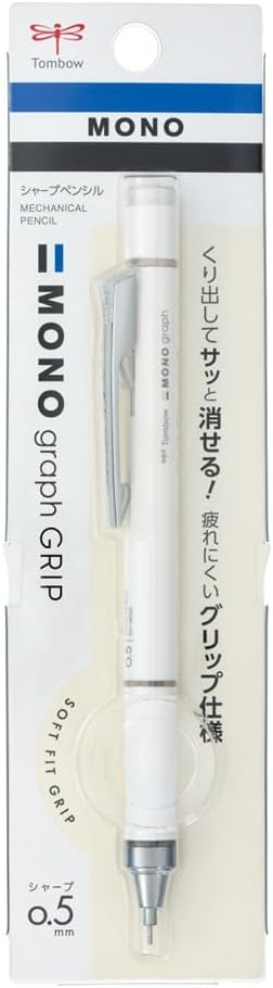 Tombow Mechanical Pencil Monograph Grip 0.5mm Pale Tone KEEPLIVINGFASTER