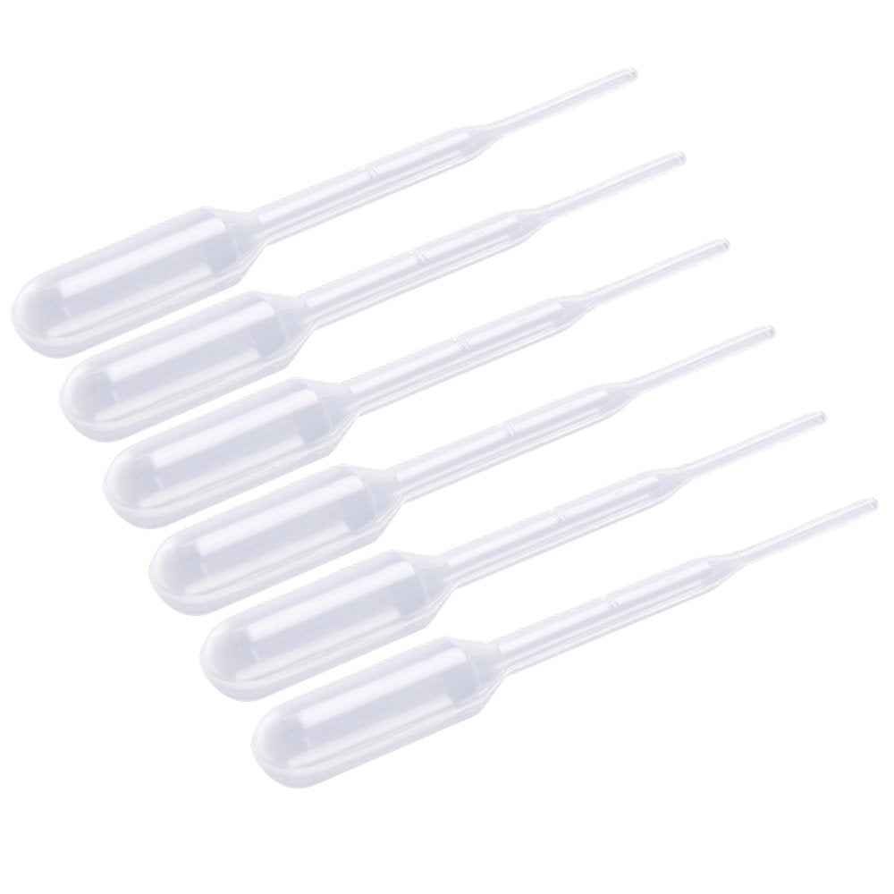 5 piezas de pipetas de transferencia graduadas descartables de 0.2 ml de capacidad goteros polietileno KEEPLIVINGFASTER