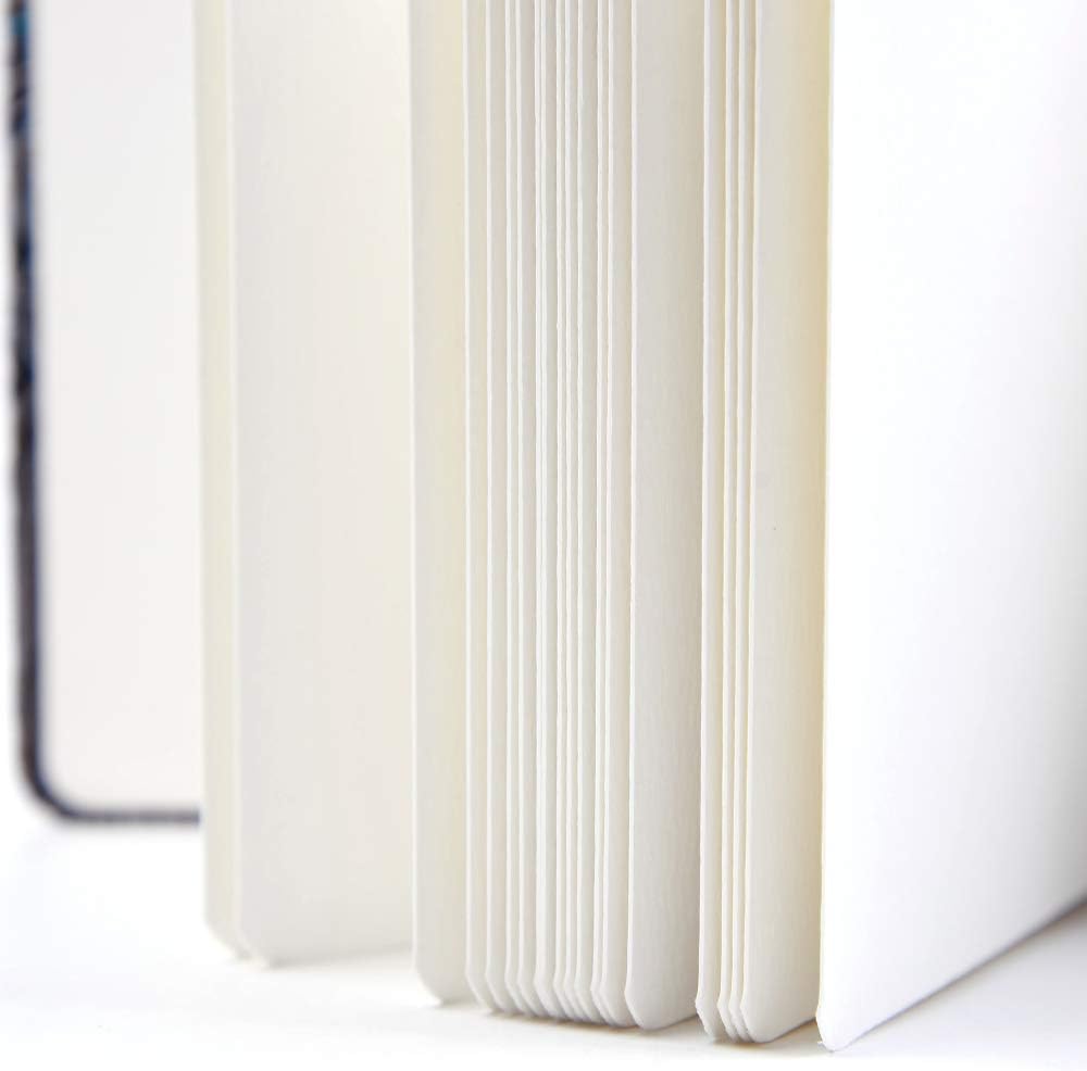 Diario cuadrado de acuarela de 5.1 x 5.1 pulgadas (10.58 oz/m², encuadernado duro, 40 hojas delanteras y traseras, 2 texturas), tamaño de viaje para calígrafo, lápiz de color, boceto de acuarela
