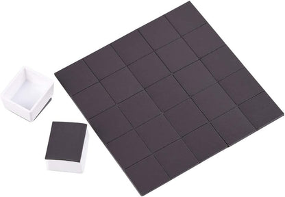 Caja de lámina de viaje para paleta de acuarelas con 40 recipientes vacíos con tira de imán KEEPLIVINGFASTER
