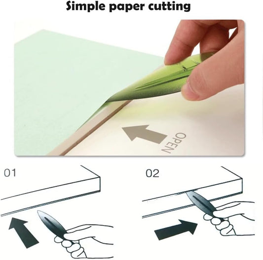 1 pieza de paper knife para blocks  de sello de cuatro lados, herramientas de corte y separación