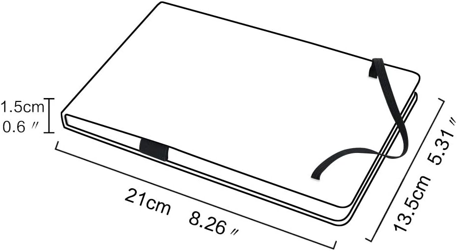 Diario de acuarela de 5 x 8 pulgadas, 7.76 oz/m², encuadernado duro, 80 pg (40 hojas delanteras y traseras, 2 texturas), tamaño de viaje para calígrafo, lápiz de color, boceto de acuarela