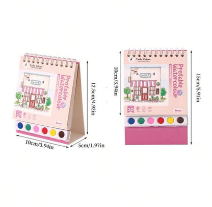 Watercolor painting set - 20 ejercicios 10cm x 12.5cm