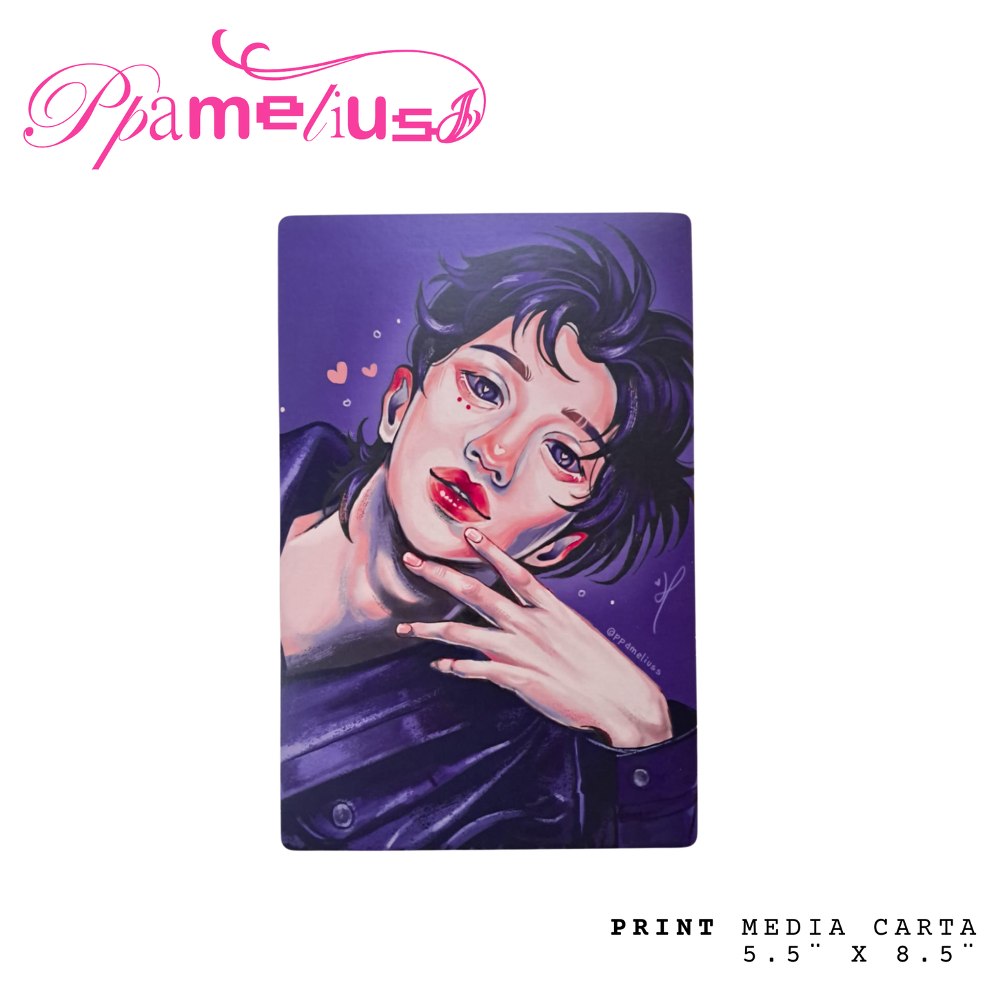 Ppameliuss - Print media carta 5.5¨ x 8.5¨ - "Hyunjin"