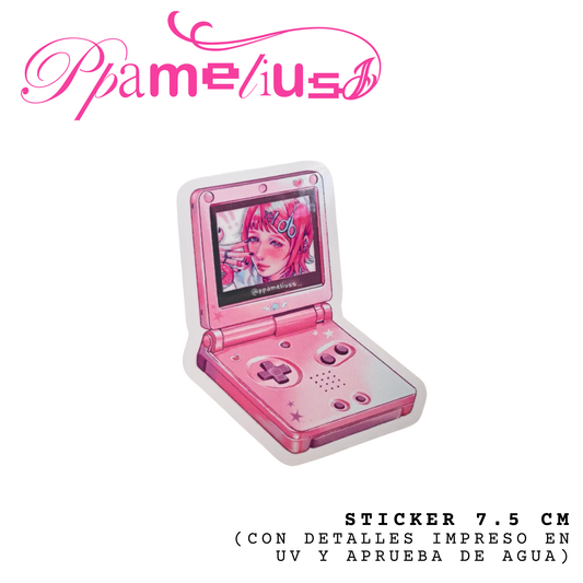 Ppameliuss - 1 Sticker UV "Gamegirl"