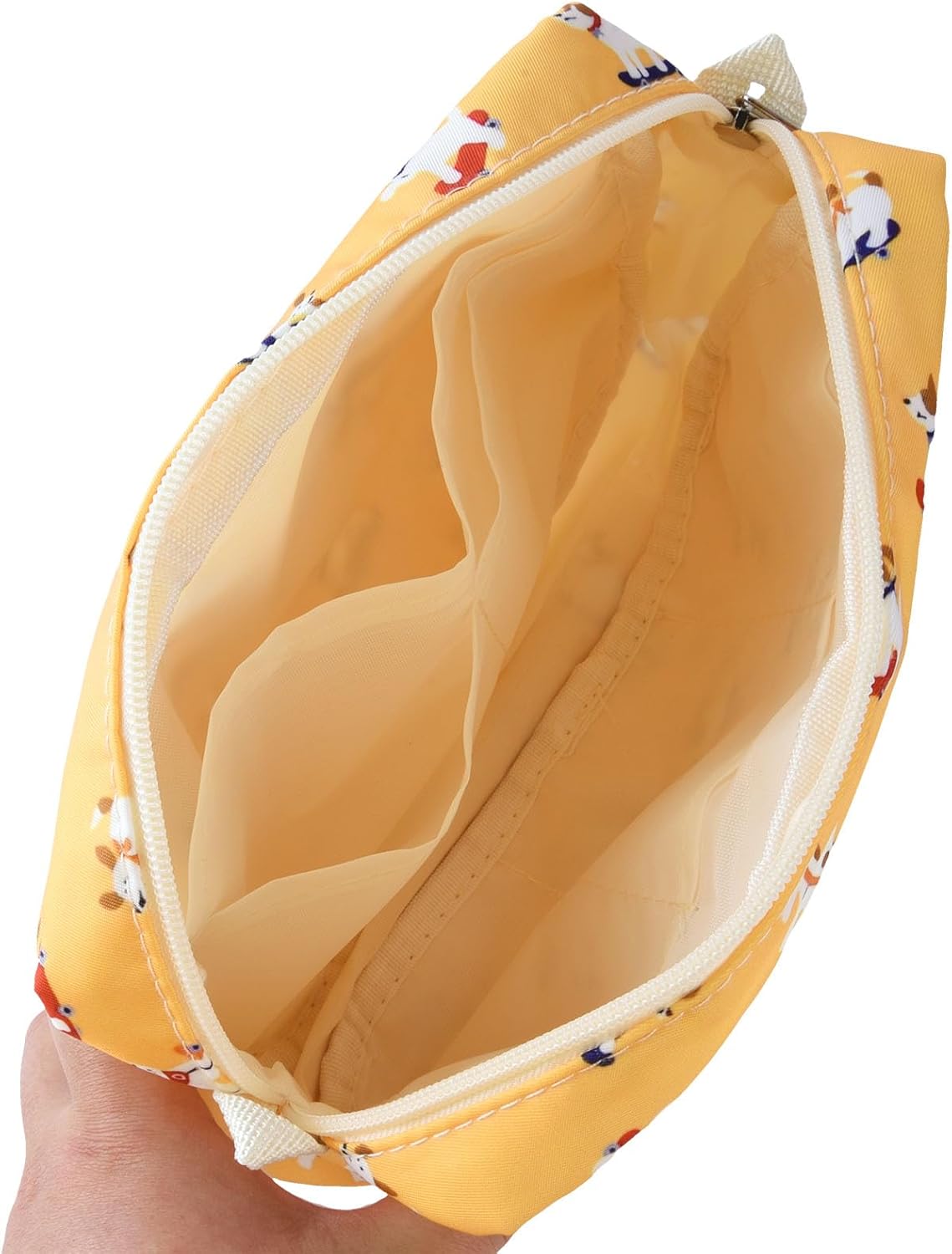 Organizador multifuncional de cartera, bolsa de viaje impermeable con cremallera, estuche de almacenamiento de suministros para cuadernos de maquillaje, suministros de oficina.
